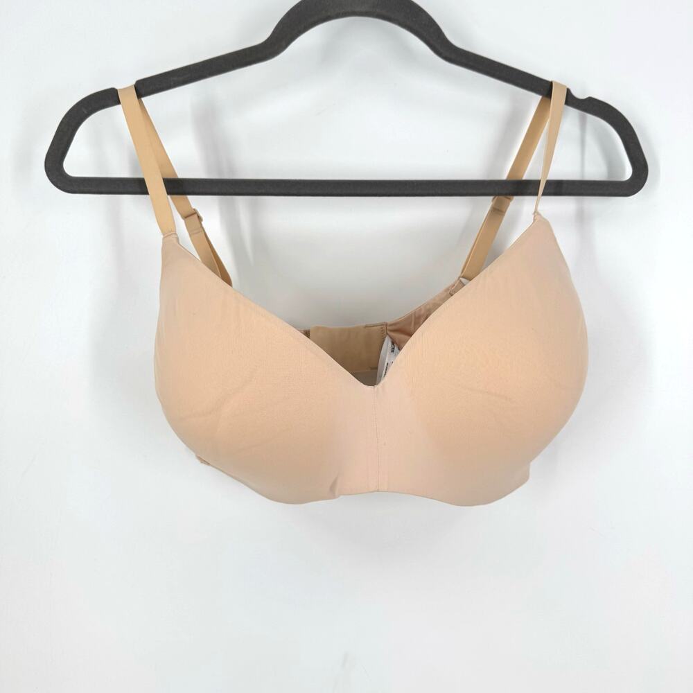 Out From Under UO Bra 36D Beige Tan Wireless Comfort neutral minimalist